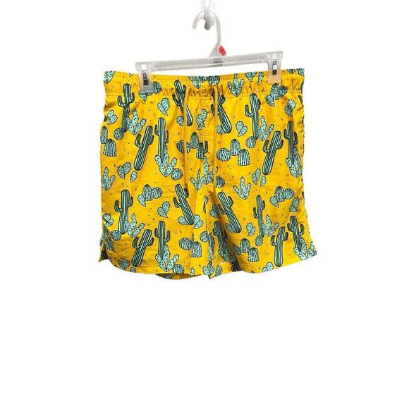 George Swim Trunks Men's Medium 32/24 Mens Gold Cactus Swim Bottoms with Liner - Picture 1 of 4